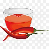 矢量图红色辣椒-空若网 矢量图红色辣椒-空若网