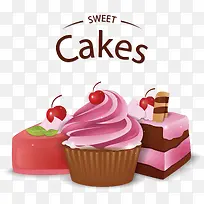 三块美味蛋糕海报-空若网 三块美味蛋糕海报-空若网