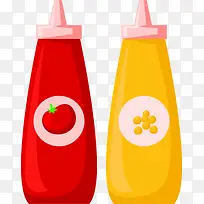 多彩酱汁瓶子-空若网 多彩酱汁瓶子-空若网