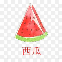水彩西瓜-空若网 水彩西瓜-空若网