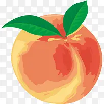 手绘水蜜桃矢量图-空若网 手绘水蜜桃矢量图-空若网