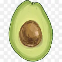 创意水彩牛油果插画装饰-空若网 创意水彩牛油果插画装饰-空若网