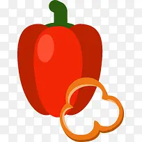 矢量水果蔬菜素材辣椒-空若网 矢量水果蔬菜素材辣椒-空若网