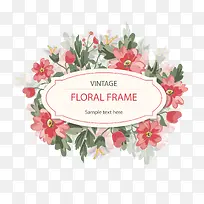 水彩画鲜花矢量图-空若网 水彩画鲜花矢量图-空若网