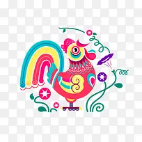 矢量卡通公鸡-空若网 矢量卡通公鸡-空若网