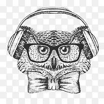 卡通可爱小动物装饰设计动物头像-空若网 卡通可爱小动物装饰设计动物头像-空若网