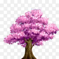 唯美手绘樱花树-空若网 唯美手绘樱花树-空若网