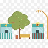 街边食品卡通小店-空若网 街边食品卡通小店-空若网