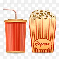 卡通爆米花食物设计-空若网 卡通爆米花食物设计-空若网