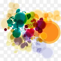 多彩水彩圆圈-空若网 多彩水彩圆圈-空若网