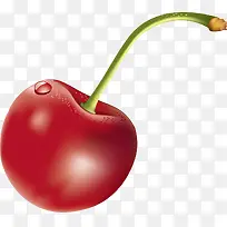 红色立体闪耀樱桃-空若网 红色立体闪耀樱桃-空若网