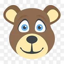 卡通可爱小动物装饰动物头像-空若网 卡通可爱小动物装饰动物头像-空若网