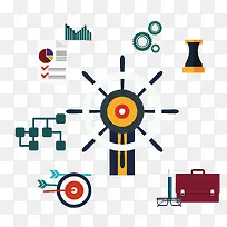 矢量扁平化商务元素-空若网 矢量扁平化商务元素-空若网