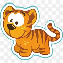 卡通老虎PNG下载-空若网 卡通老虎PNG下载-空若网