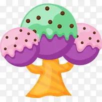 卡通树矢量图下载-空若网 卡通树矢量图下载-空若网