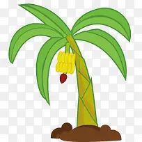 描边结果卡通香蕉树-空若网 描边结果卡通香蕉树-空若网