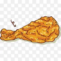 创意快餐鸡腿设计-空若网 创意快餐鸡腿设计-空若网