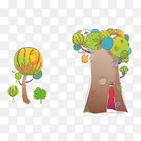 树和树形状的房子-空若网 树和树形状的房子-空若网