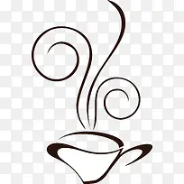 冒着热气的咖啡素材图-空若网 冒着热气的咖啡素材图-空若网