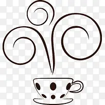 卡通热咖啡素材图-空若网 卡通热咖啡素材图-空若网