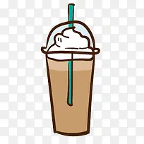 手绘咖啡饮料插画水彩手绘圣诞饮-空若网 手绘咖啡饮料插画水彩手绘圣诞饮-空若网
