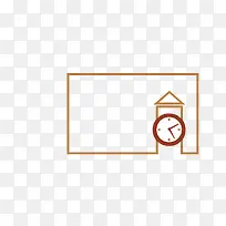 矢量钟表卡通扁平化文本框设计免-空若网 矢量钟表卡通扁平化文本框设计免-空若网