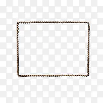 矢量卡通扁平化麻绳长方形文本框-空若网 矢量卡通扁平化麻绳长方形文本框-空若网