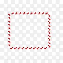 矢量红色卡通扁平化长方形文本框-空若网 矢量红色卡通扁平化长方形文本框-空若网