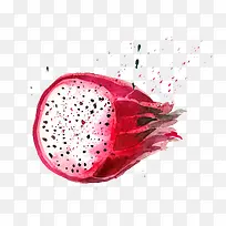 卡通手绘火龙果免抠素材-空若网 卡通手绘火龙果免抠素材-空若网