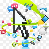 点击关注社交图标素材-空若网 点击关注社交图标素材-空若网