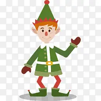 圣诞节绿色小精灵-空若网 圣诞节绿色小精灵-空若网