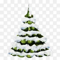 冰雪覆盖的松树-空若网 冰雪覆盖的松树-空若网