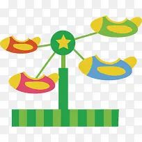 矢量图卡通儿童游乐设施-空若网 矢量图卡通儿童游乐设施-空若网