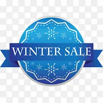 蓝色winter促销标签-空若网 蓝色winter促销标签-空若网