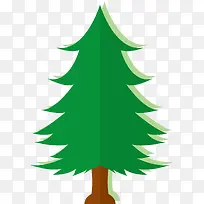 对称的矢量立体雪松-空若网 对称的矢量立体雪松-空若网