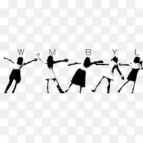 卡通毕业季人物背影插画-空若网 卡通毕业季人物背影插画-空若网