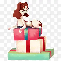 卡通可爱小动物装饰动物头像狗狗-空若网 卡通可爱小动物装饰动物头像狗狗-空若网