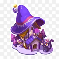 卡通蘑菇房子-空若网 卡通蘑菇房子-空若网