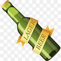 手绘精美玻璃啤酒瓶-空若网 手绘精美玻璃啤酒瓶-空若网