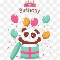 生日派对礼物熊猫-空若网 生日派对礼物熊猫-空若网