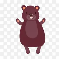 卡通可爱小熊免抠素材-空若网 卡通可爱小熊免抠素材-空若网