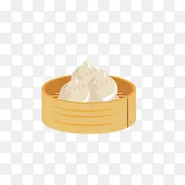 手绘蒸笼包子-空若网 手绘蒸笼包子-空若网