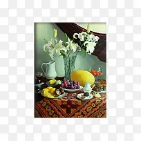 超写实水果装饰油画-空若网 超写实水果装饰油画-空若网