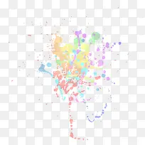 多彩清新水彩效果元素-空若网 多彩清新水彩效果元素-空若网