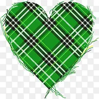 情人节绿色布纹爱心-空若网 情人节绿色布纹爱心-空若网