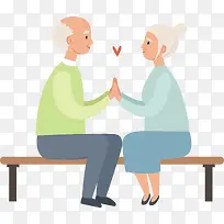 手心贴手心的老夫妻-空若网 手心贴手心的老夫妻-空若网