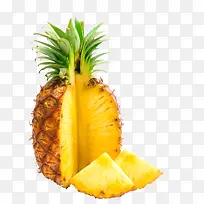 新鲜水果黄色的菠萝-空若网 新鲜水果黄色的菠萝-空若网