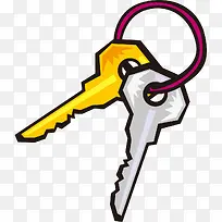 手绘钥匙素材-空若网 手绘钥匙素材-空若网