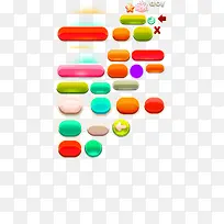 多彩简约椭圆形边框纹理-空若网 多彩简约椭圆形边框纹理-空若网