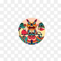 插画老虎-空若网 插画老虎-空若网